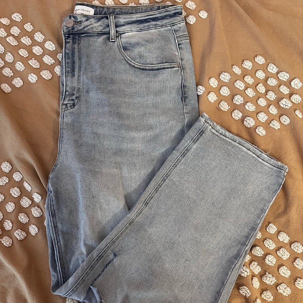 Distressed Mom Jeans